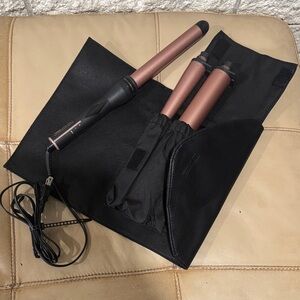 Interchangeable Curling Wand Set with Case